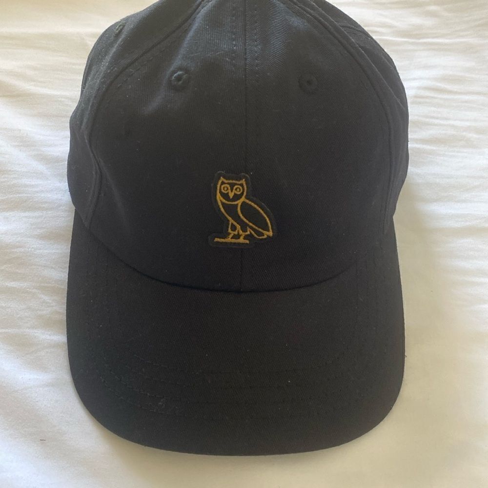 October’s Very Own DRAKE Black Owl Logo Hat